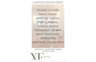 Próxima Exposición: «9 ARTISTES PER UN 9 TEMPS» Inauguración 12/12/2015 12:00h